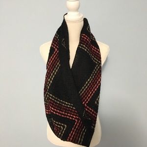 Dainty Hooligan Black/Pink/Tan Infinity Scarf